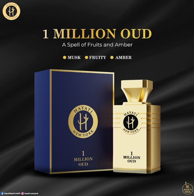 Smell Like a Millionaire With 1 Million Oud by Hayati New York