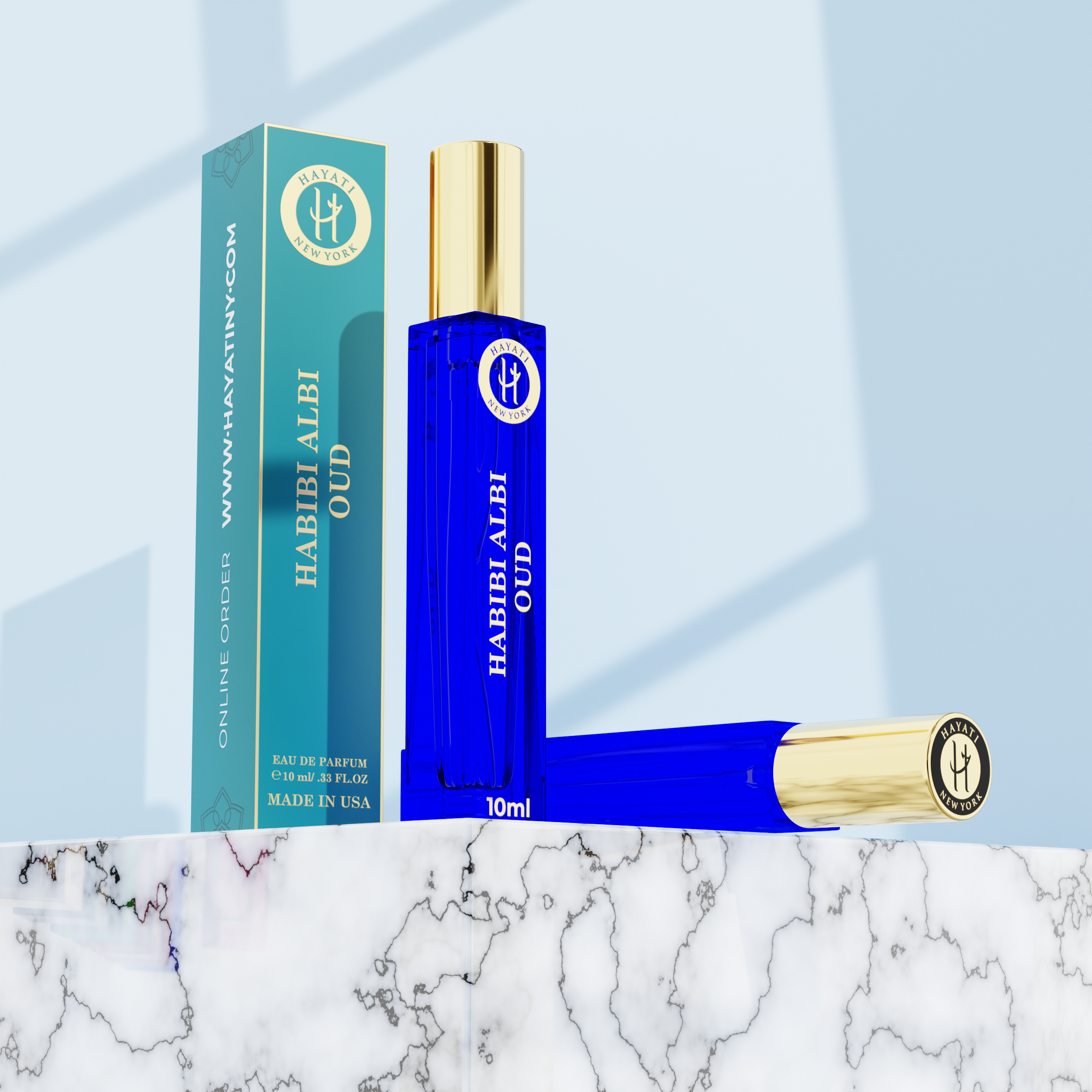 Habibi Albi OUD (Unisex) – 10ml Travel Perfume