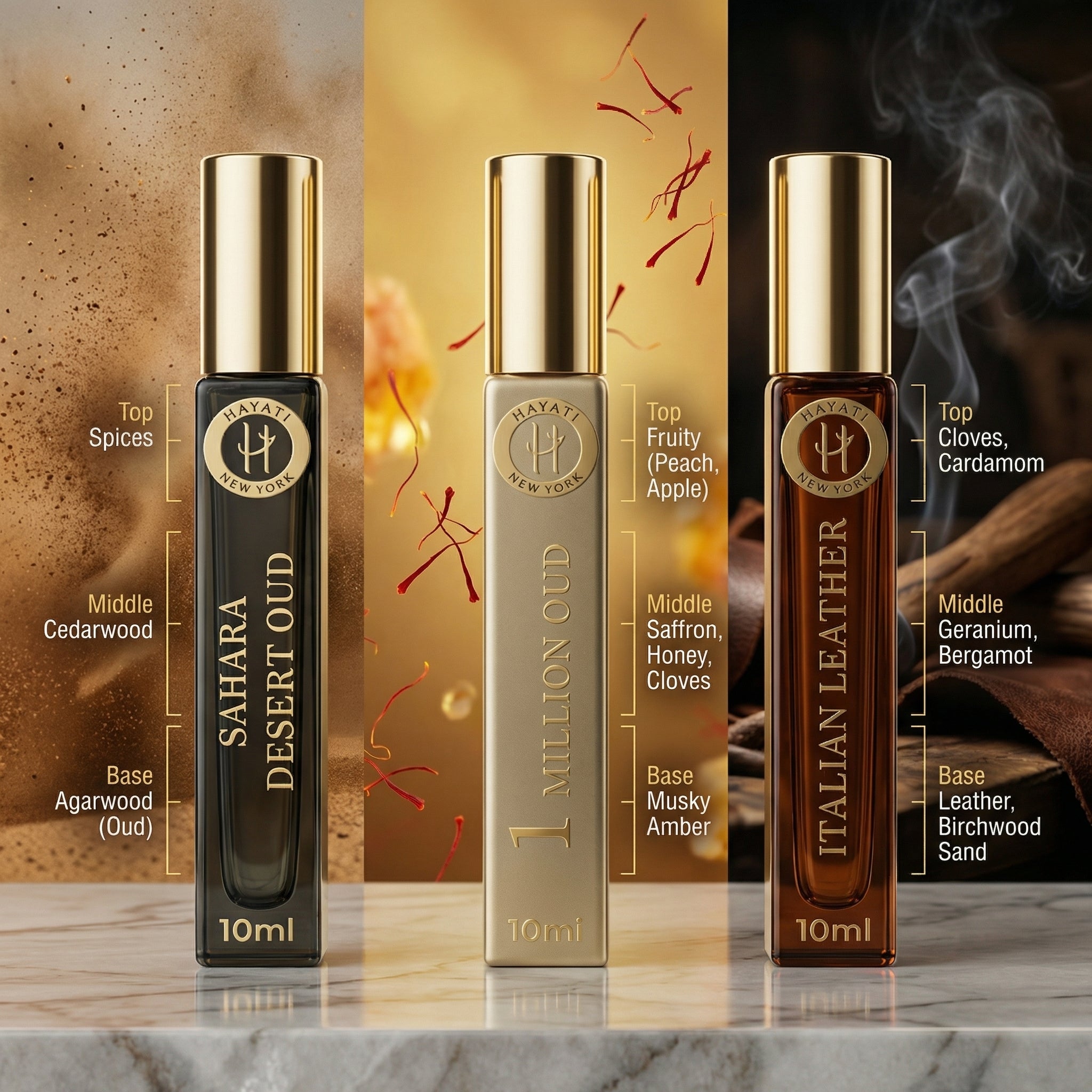 Men’s Travel Perfume Set – 3 × 10 ml