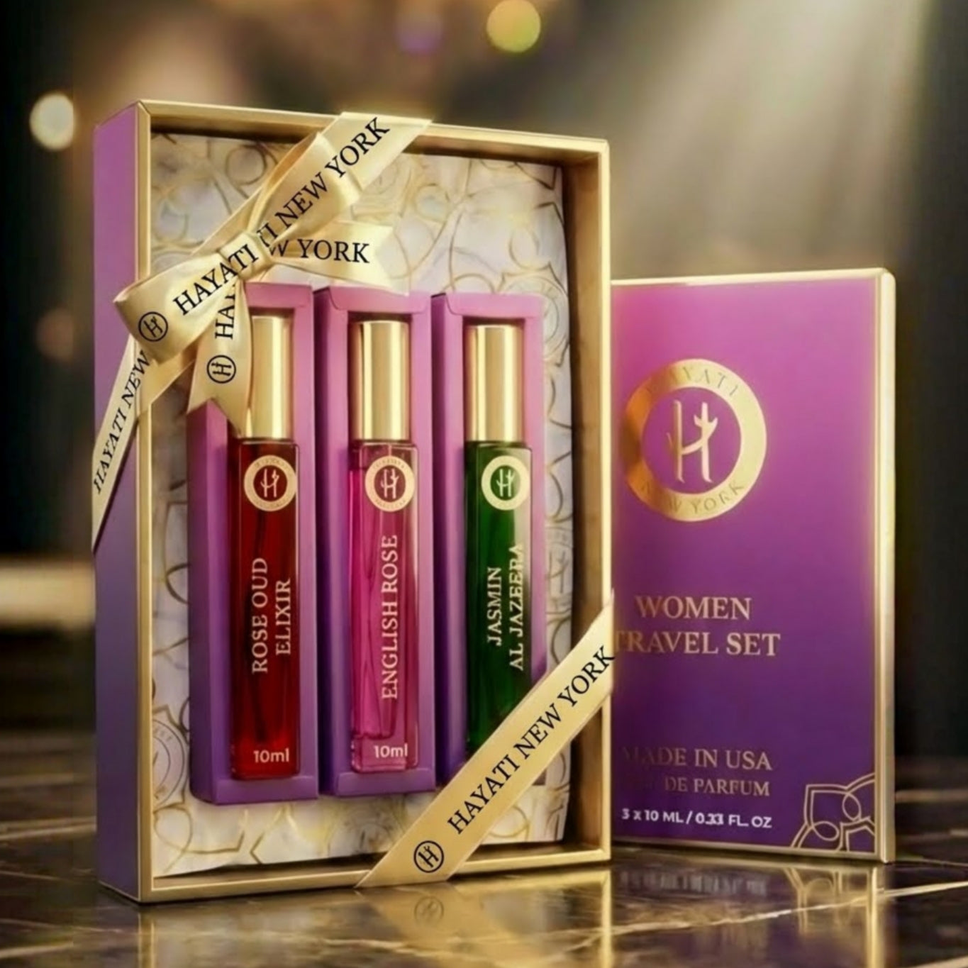 Women's Travel Perfume Set – 3 × 10 ml