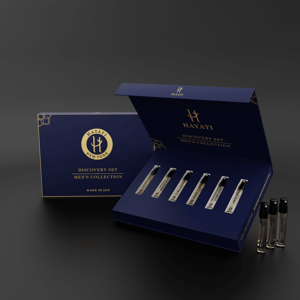 Hayati discovery set with six sample vials
