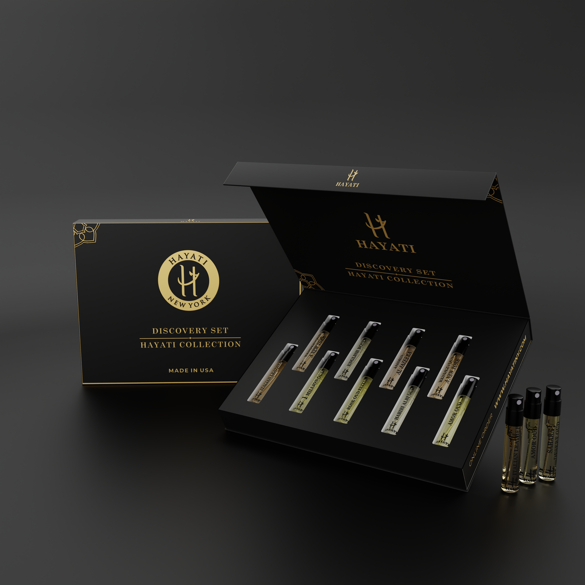 Hayati Collection Discovery Set – 9 Luxury Samples + $20 Credit Included