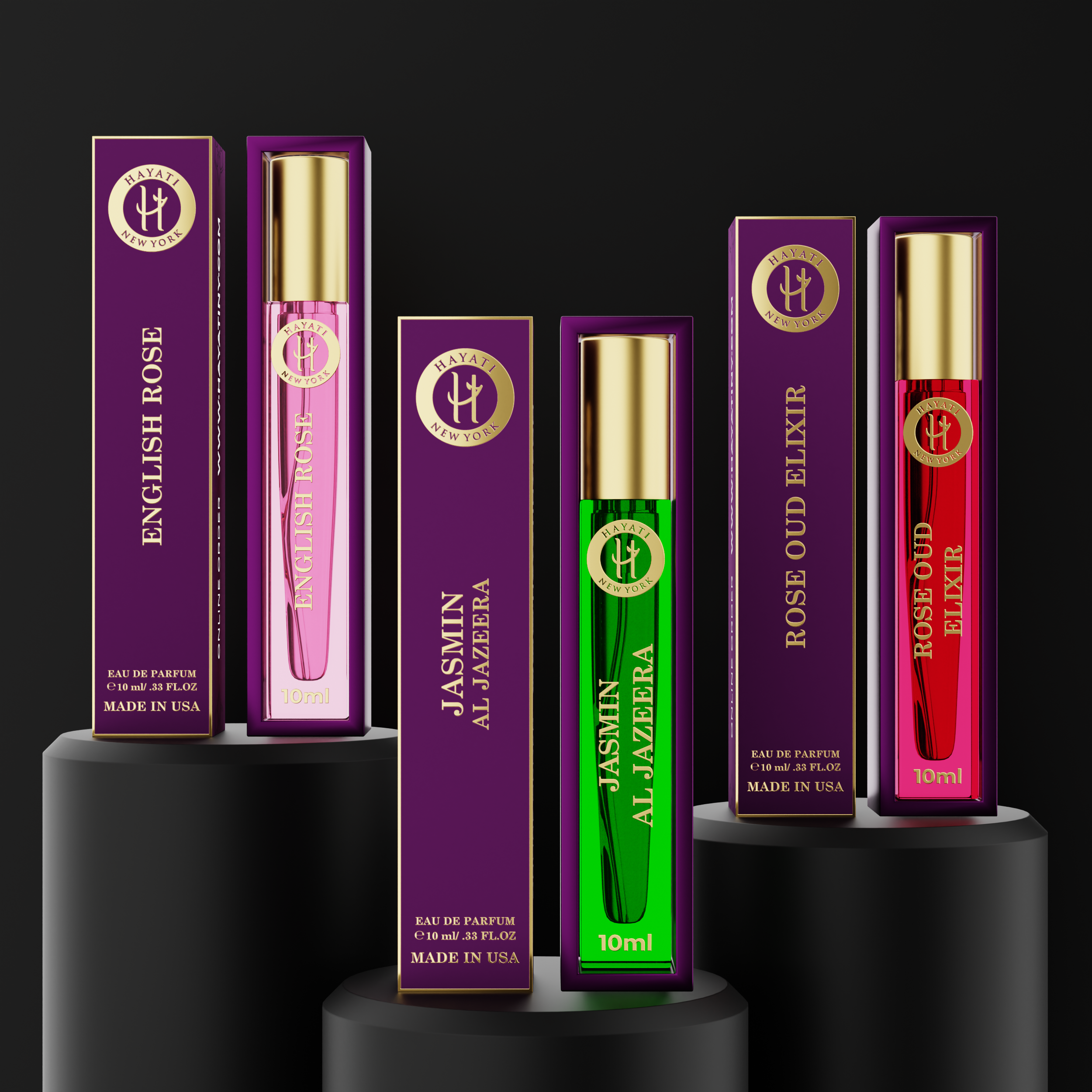 Travel Perfume Set - Women (Set of 3)