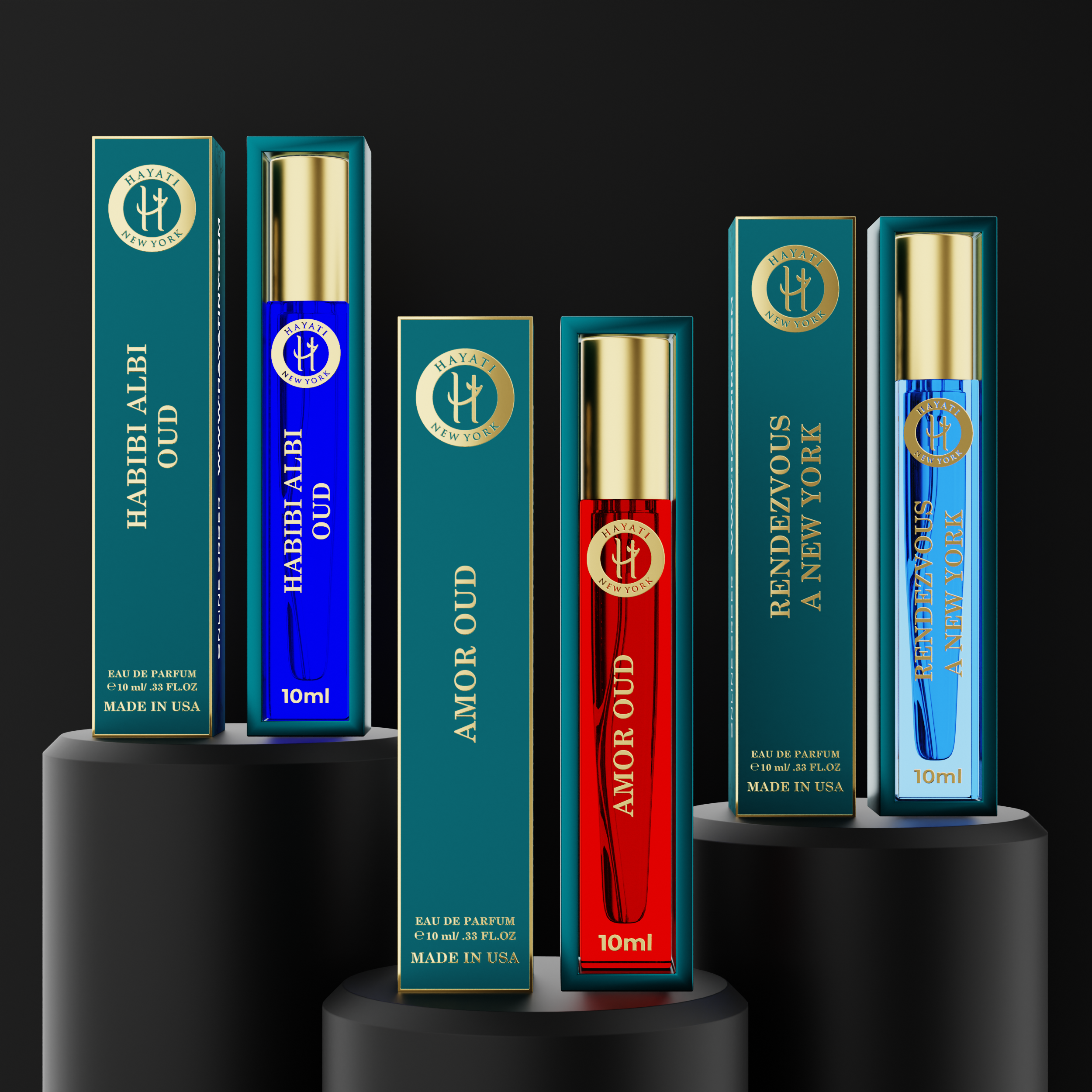 Travel Perfume Set - Unisex (Set of 3)
