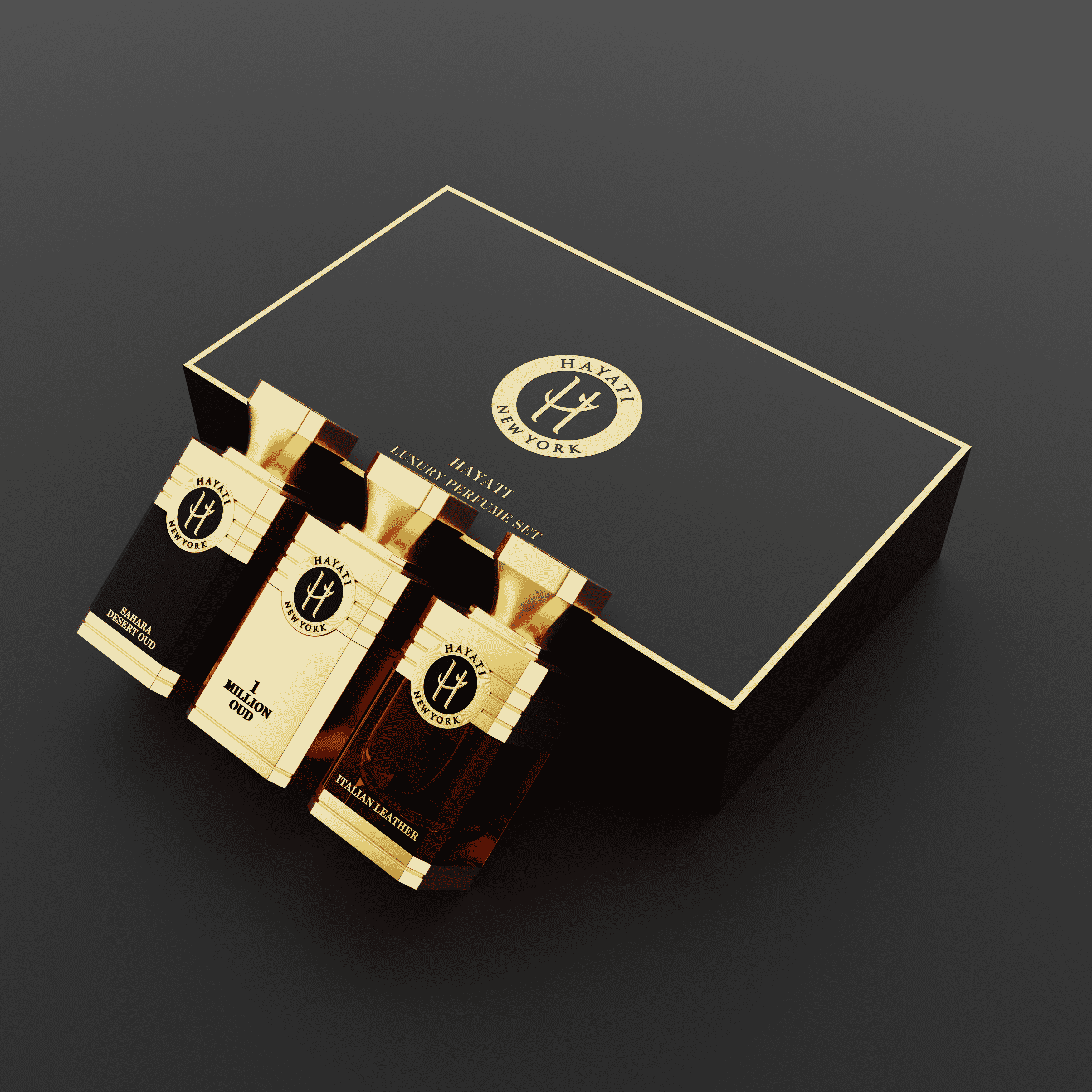 3-Bottle Perfume  Gift Set (Men's)