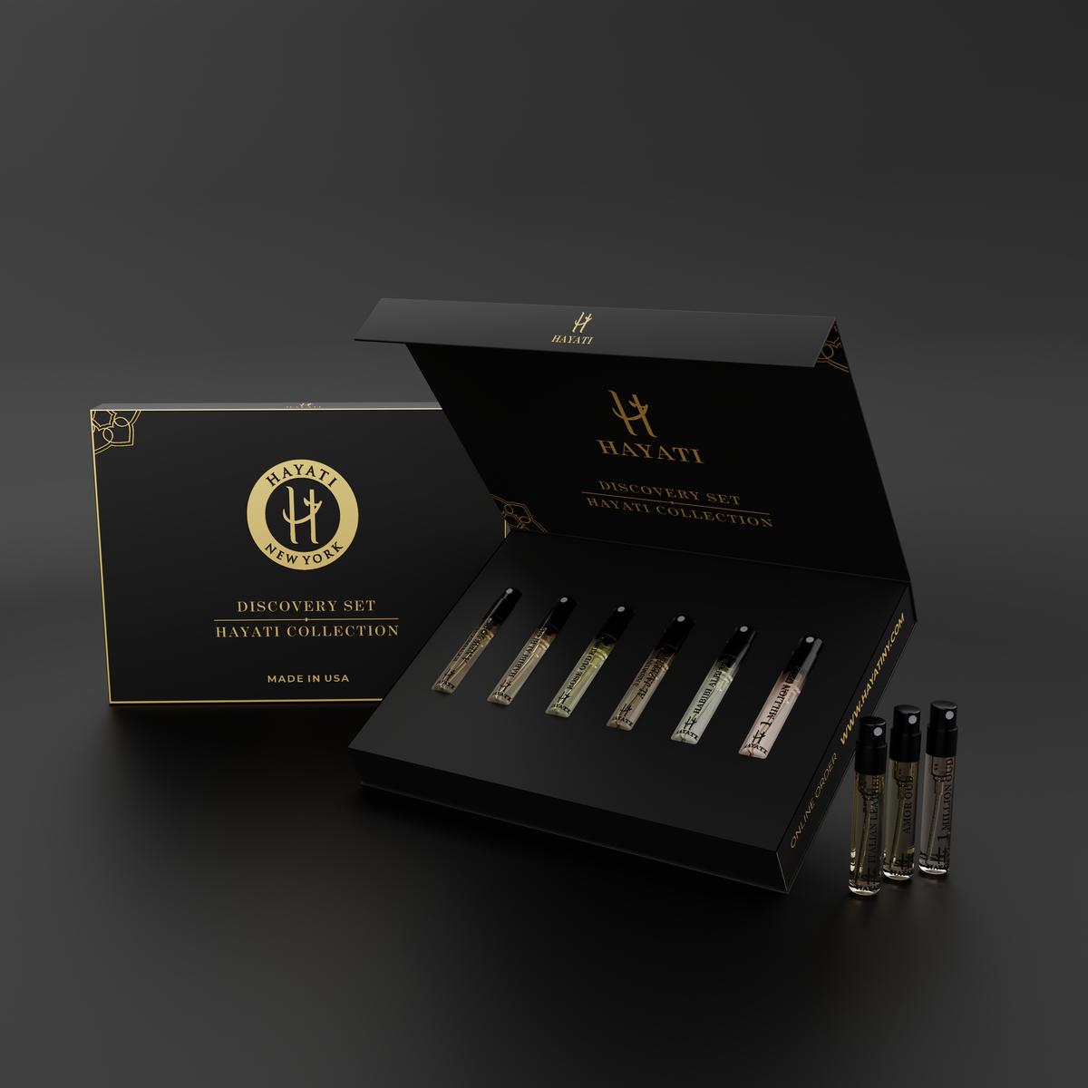 Hayati Collection Discovery Set – 6 Luxury Samples + $20 Credit Included.