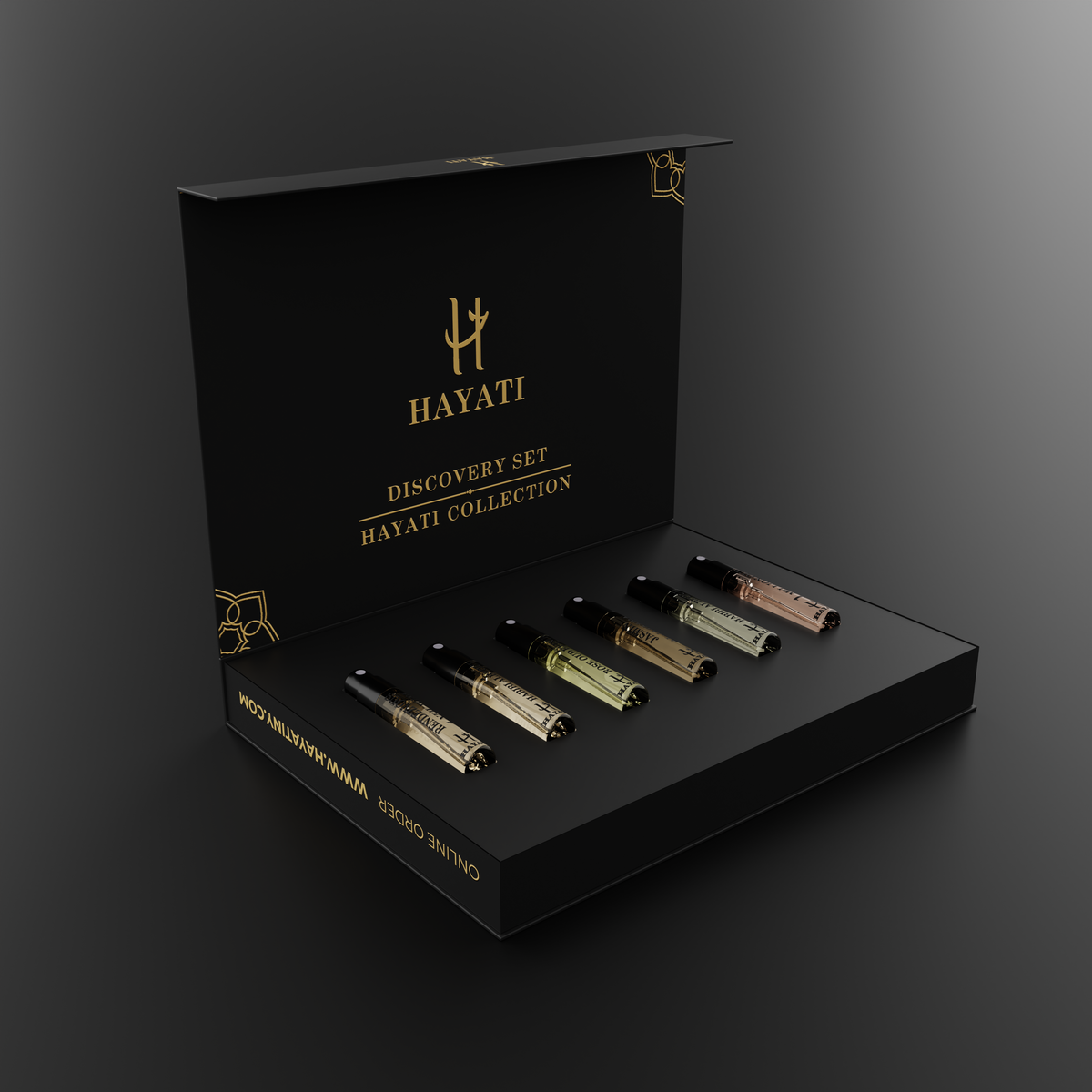Hayati Collection Discovery Set – 6 Luxury Samples + $20 Credit Included.
