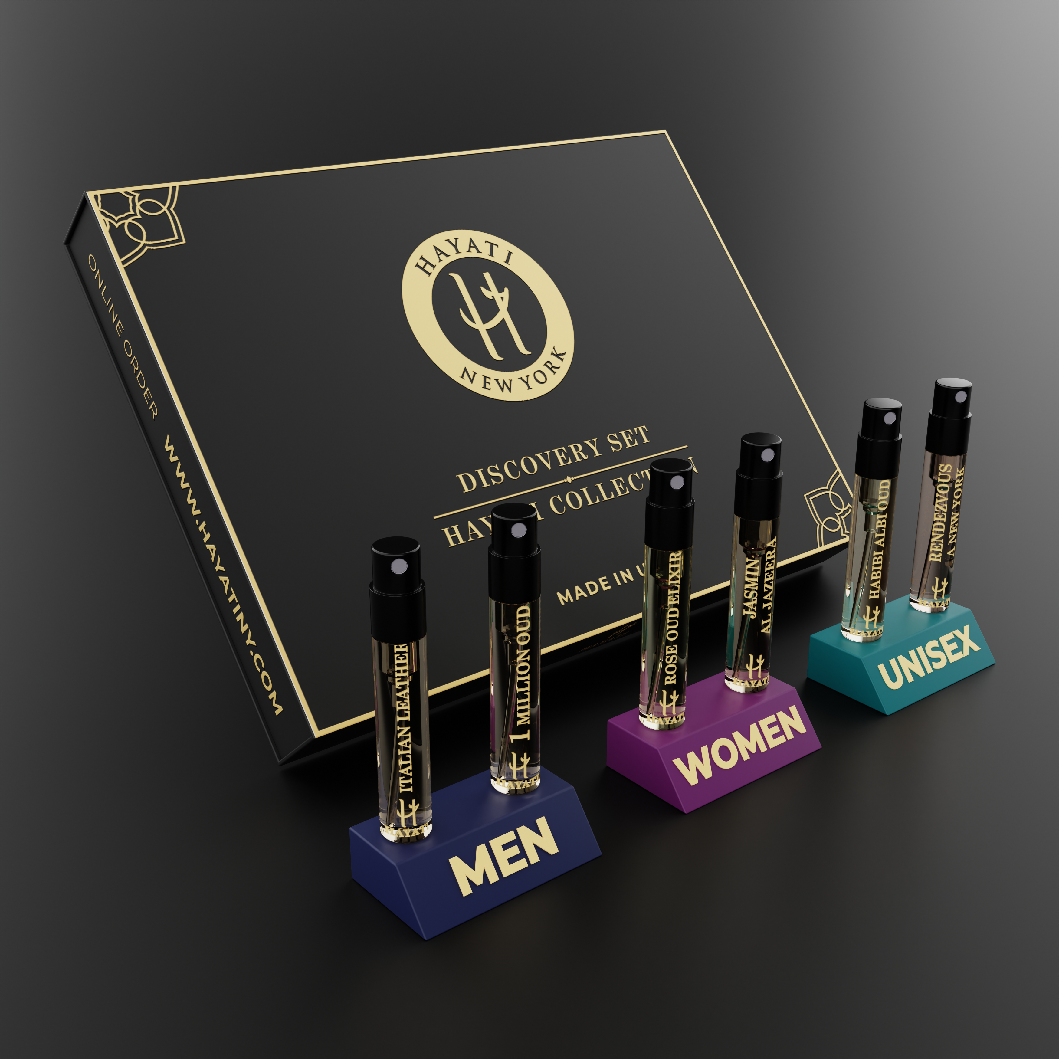 Hayati Discovery Set (6 Fragrance Collection)