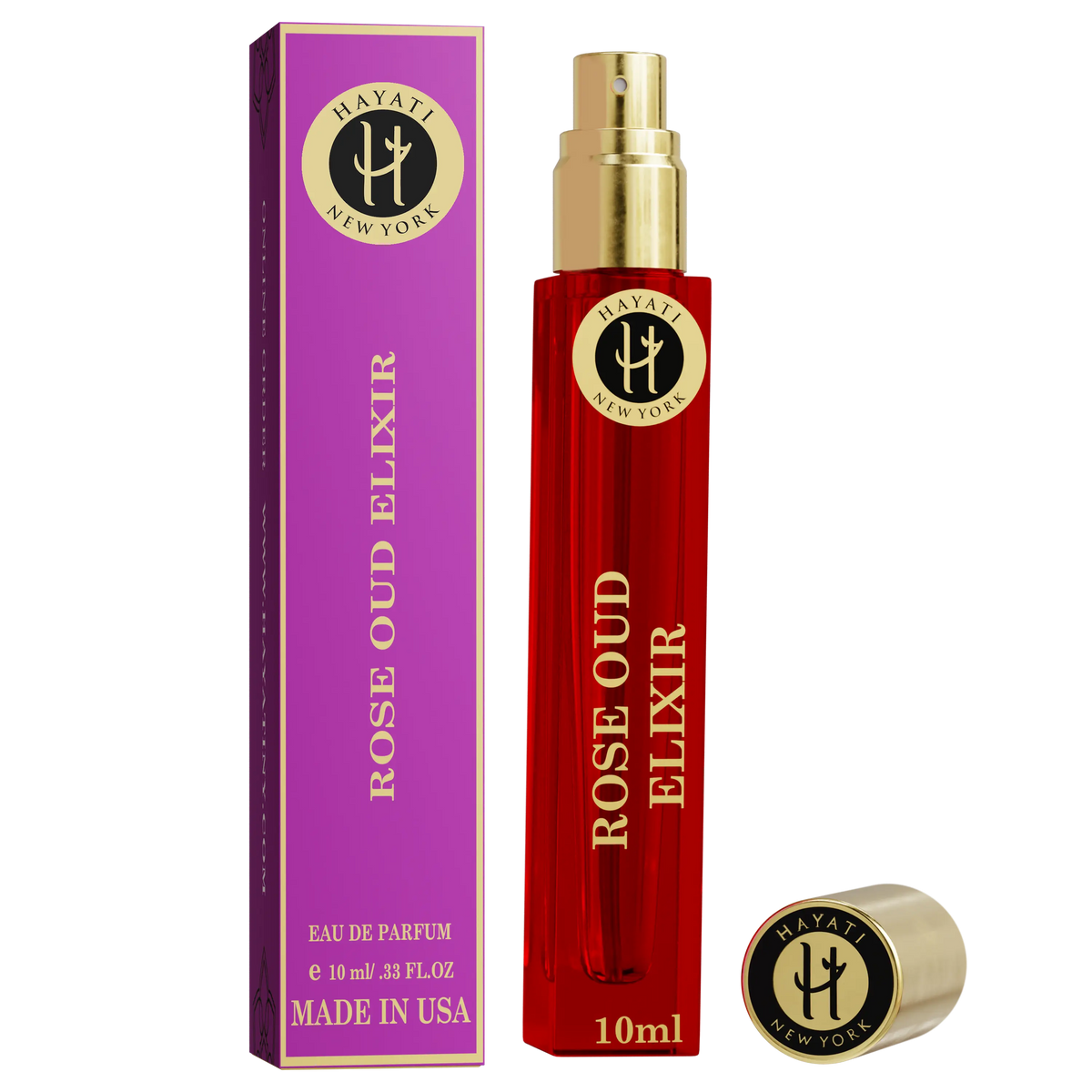 Rose OUD ELIXIR (Women's) – 10ml Travel Perfume